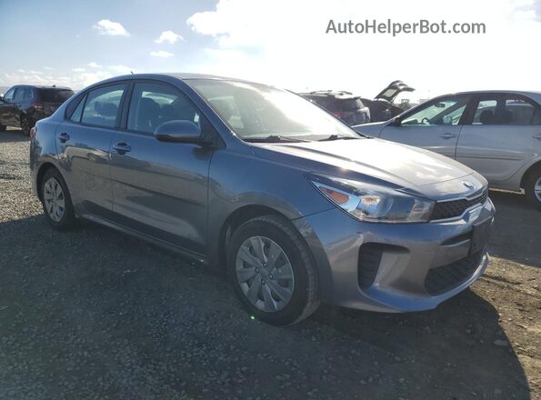 3KPA24AD8LE344632 2020 KIA RIO Gray Front right