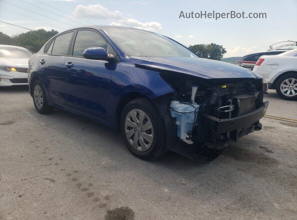 3KPA24AD8LE349149 2020 KIA RIO Синий Передняя правая четверть