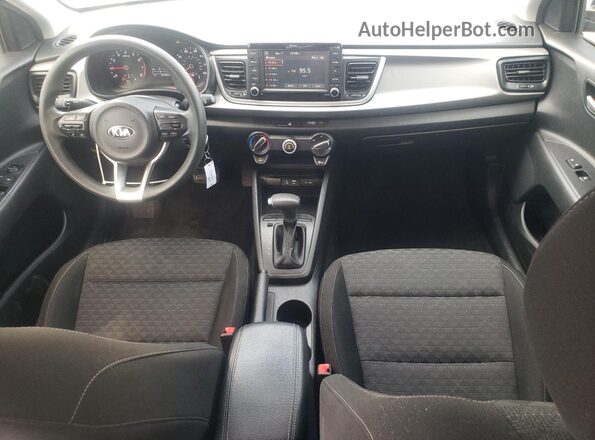 3KPA24AD8LE349149 2020 KIA RIO Синий Вид панели приборов