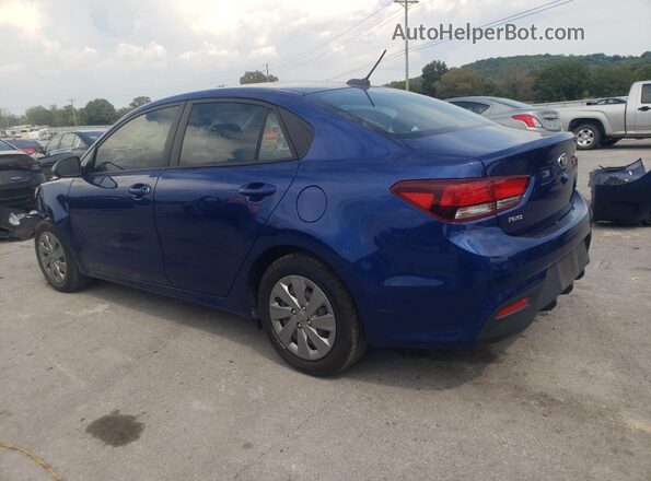 3KPA24AD8LE349149 2020 KIA RIO Синий Задняя левая четверть