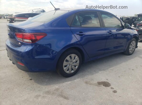 3KPA24AD8LE349149 2020 KIA RIO Синий Задняя правая четверть