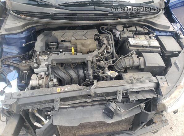3KPA24AD8LE349149 2020 KIA RIO Синий Вид задней части салона