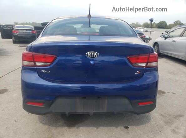 3KPA24AD8LE349149 2020 KIA RIO Синий Вид сзади