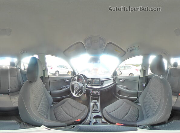 3KPA24AD8LE349149 2020 KIA RIO Синий Панорамный вид салона 360°
