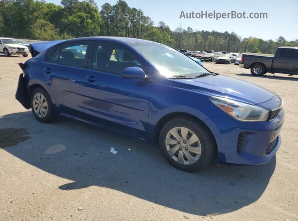 3KPA24AD9LE286627 2020 KIA RIO Blue Przód prawy