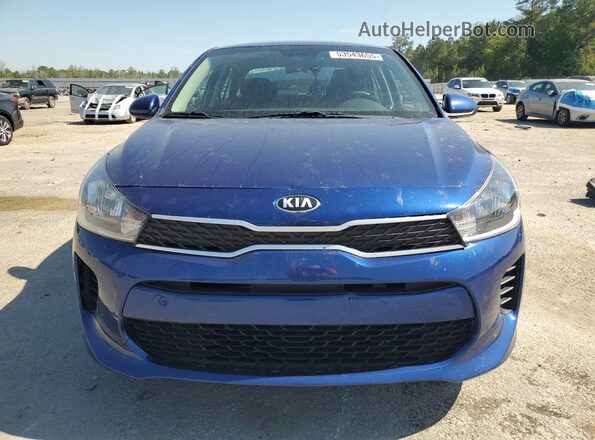 3KPA24AD9LE286627 2020 KIA RIO Blue Widok z przodu
