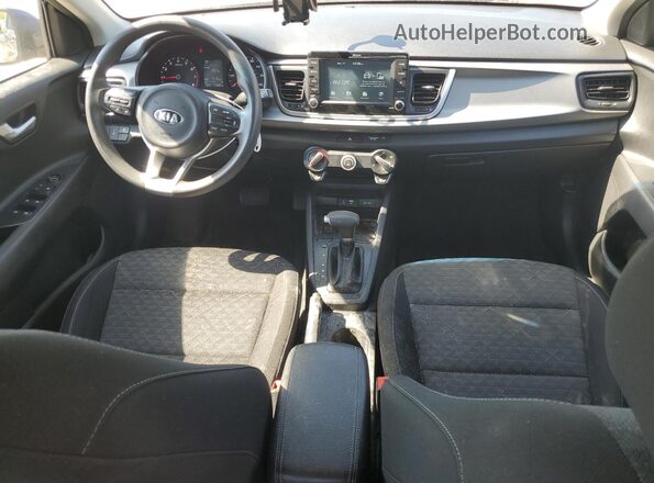 3KPA24AD9LE286627 2020 KIA RIO Blue Widok deski rozdzielczej