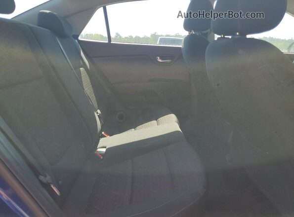 3KPA24AD9LE286627 2020 KIA RIO Blue Widok tylnych siedzeń