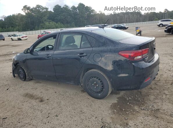 3KPA24AD9LE297689 2020 KIA RIO Black Trasero izquierdo