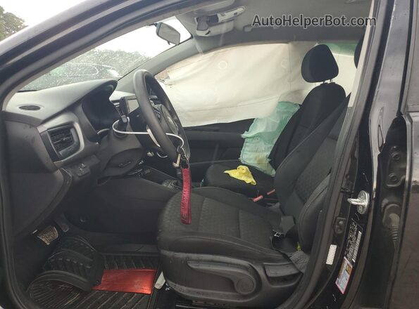 3KPA24AD9LE297689 2020 KIA RIO Black Vista interior delantera