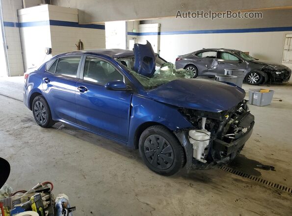 3KPA24AD9LE320274 2020 KIA RIO Blue Առջևի աջ