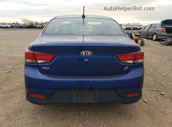 3KPA24AD9LE337169 2020 KIA RIO Blue Հետևի տեսք