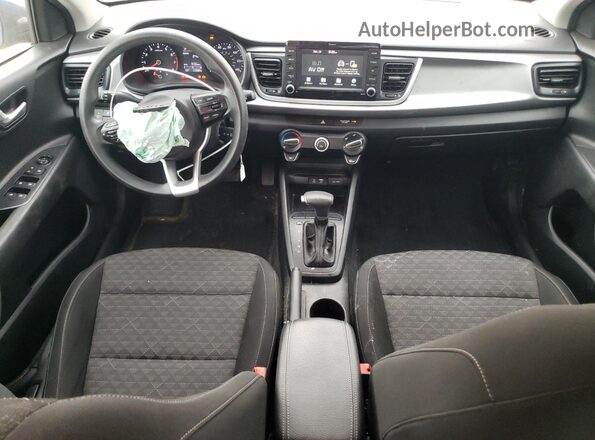 3KPA24AD9LE337169 2020 KIA RIO Blue Առջևի վահանակի տեսք