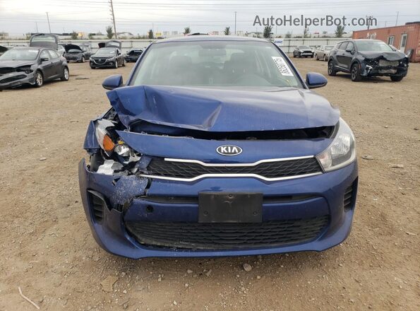 3KPA24AD9LE337169 2020 KIA RIO Blue Դիմացի տեսք