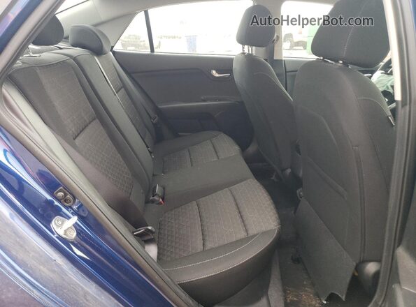 3KPA24AD9LE337169 2020 KIA RIO Blue Հետևի նստատեղերի տեսք