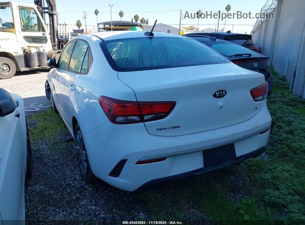 3KPA24AD9ME374174 2021 KIA RIO White უკანა მარცხენა