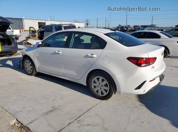 3KPA24AD9ME384963 2021 KIA RIO White Задня ліва чверть