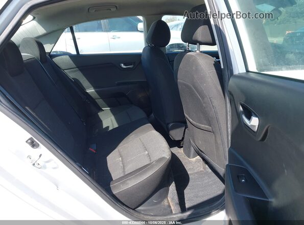 3KPA24ADXLE260182 2020 KIA RIO White Vista de la etiqueta del VIN