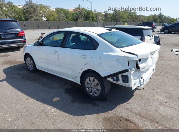 3KPA24ADXLE260182 2020 KIA RIO White Trasero izquierdo
