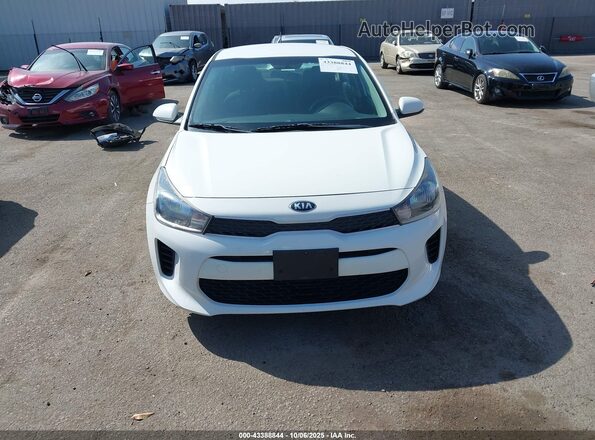 3KPA24ADXLE260182 2020 KIA RIO White Vista del cuadro de instrumentos