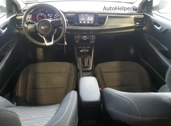 3KPA24ADXLE275460 2020 KIA RIO White Dashboard view