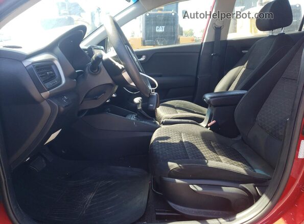 3KPA24ADXLE344082 2020 KIA RIO Red Вид салону спереду