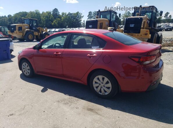 3KPA24ADXLE344082 2020 KIA RIO Red Задня ліва чверть