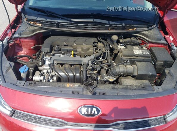 3KPA24ADXLE344082 2020 KIA RIO Red Вид задньої частини салону