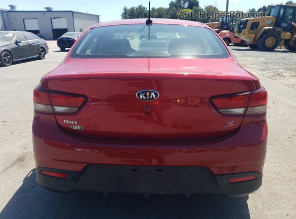3KPA24ADXLE344082 2020 KIA RIO Red Вид ззаду