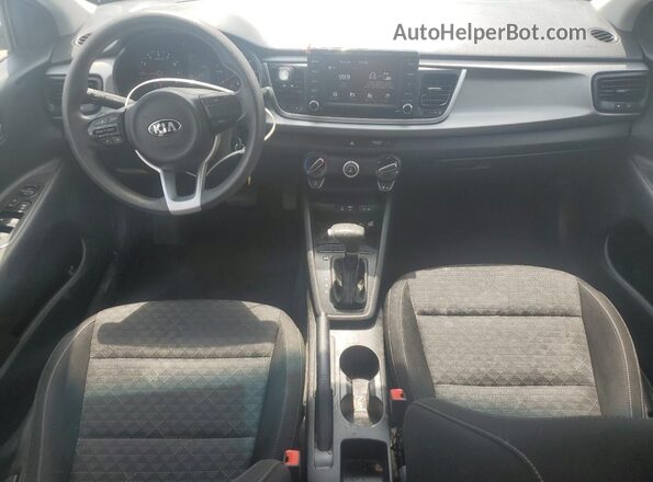 3KPA24ADXLE355633 2020 KIA RIO Silver Вид панелі приладів