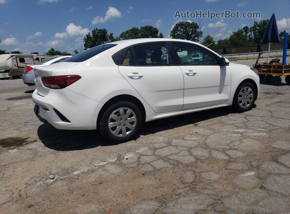 3KPA24ADXNE444587 2022 KIA RIO White Задня права чверть