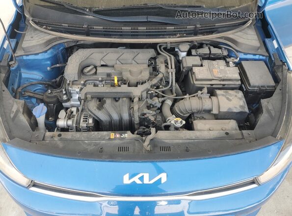 3KPA24ADXPE551707 2023 KIA RIO Blue Rear interior view