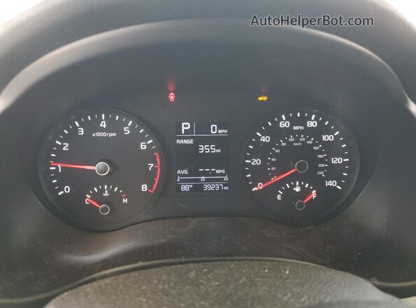 3KPA24ADXPE551707 2023 KIA RIO Blue Instrument cluster view