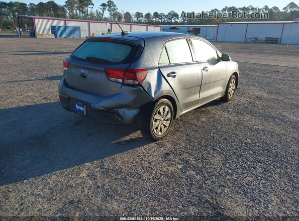 3KPA25ABXKE209767 2019 KIA RIO 5-DOOR Gray Trasero derecho