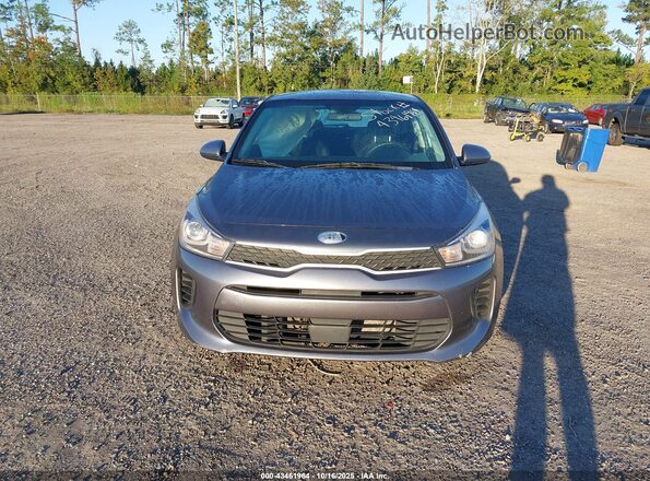 3KPA25ABXKE209767 2019 KIA RIO 5-DOOR Gray Vista del cuadro de instrumentos