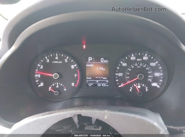 3KPA25AD0LE273061 2020 KIA RIO 5-DOOR Белый Вид задних сидений
