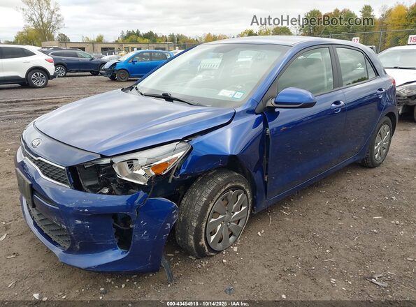 3KPA25AD2LE352182 2020 KIA RIO 5-DOOR Синий Передняя левая четверть