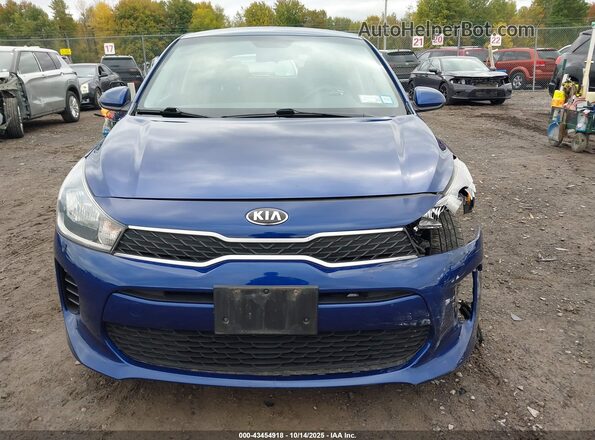 3KPA25AD2LE352182 2020 KIA RIO 5-DOOR Синий Вид задней части салона