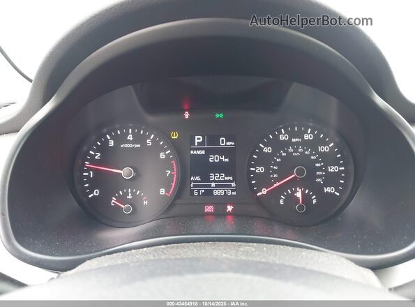 3KPA25AD2LE352182 2020 KIA RIO 5-DOOR Синий Вид задних сидений