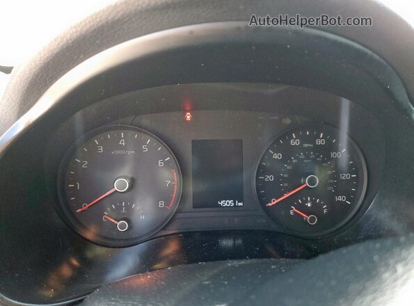 3KPA25AD2ME377522 2021 KIA RIO Silver Vista del cuadro de instrumentos