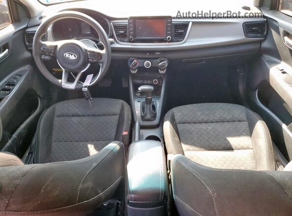 3KPA25AD4LE316543 2020 KIA RIO Black Vista del salpicadero