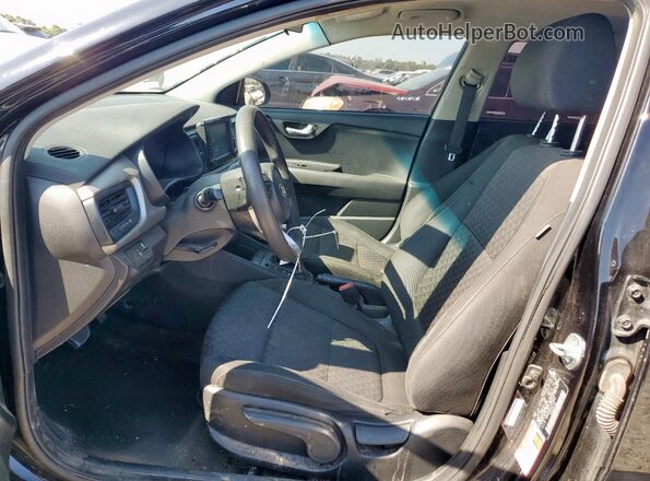 3KPA25AD4LE316543 2020 KIA RIO Black Vista interior delantera