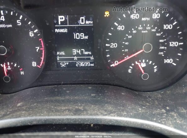3KPA25AD7LE312132 2020 KIA RIO 5-DOOR Black Vista de los asientos traseros