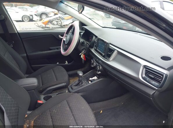 3KPA25AD7LE312132 2020 KIA RIO 5-DOOR Black Vista interior delantera