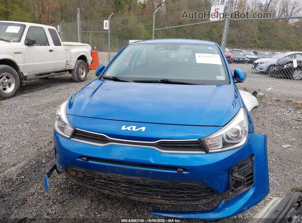 3KPA25AD8PE590849 2023 KIA RIO 5-DOOR Blue ხელსაწყოთა პანელის ხედი