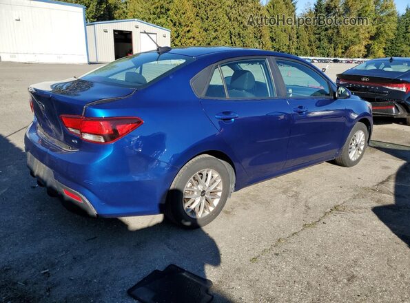 3KPA34AB2JE053441 2018 KIA RIO Blue Tył prawy