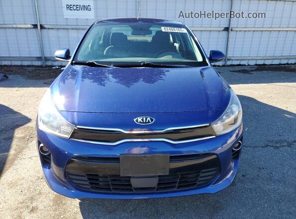 3KPA34AB2JE053441 2018 KIA RIO Blue Widok z przodu