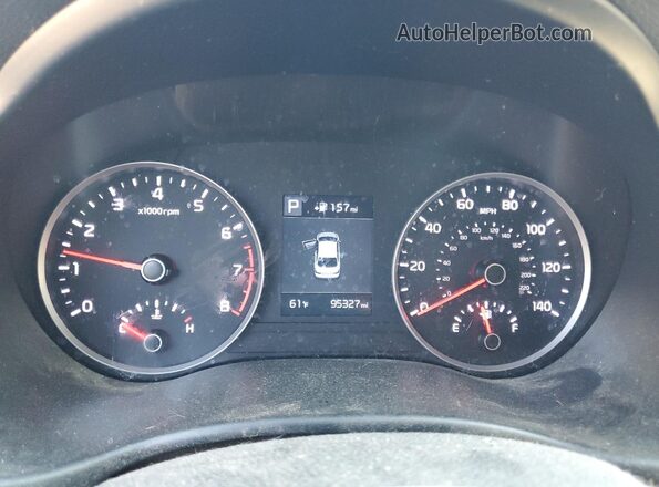 3KPA34AB2JE053441 2018 KIA RIO Blue Widok zestawu wskaźników