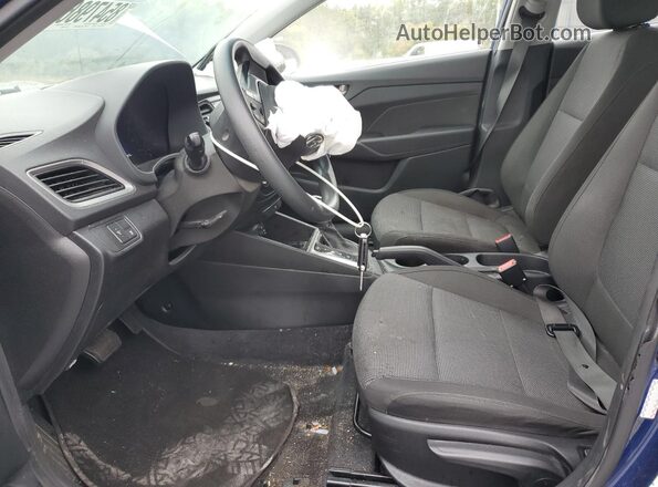 3KPC24A30KE079428 2019 HYUNDAI ACCENT Blue წინა სალონის ხედი
