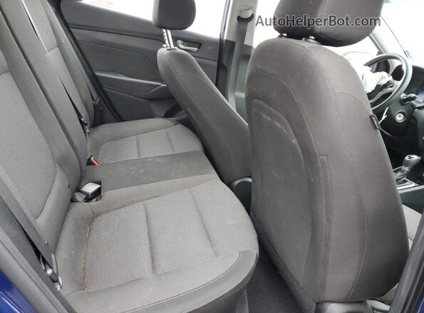 3KPC24A30KE079428 2019 HYUNDAI ACCENT Blue უკანა სავარძლების ხედი